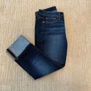 Joes Jeans Women's Dark Wash Jeans with Cuffed Bottoms